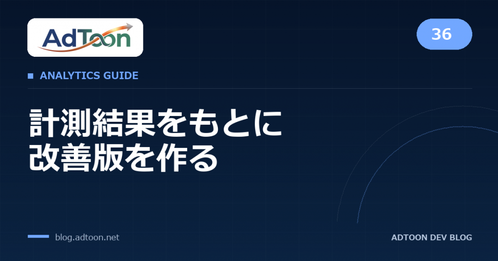 36 計測結果をもとに改善版を作る